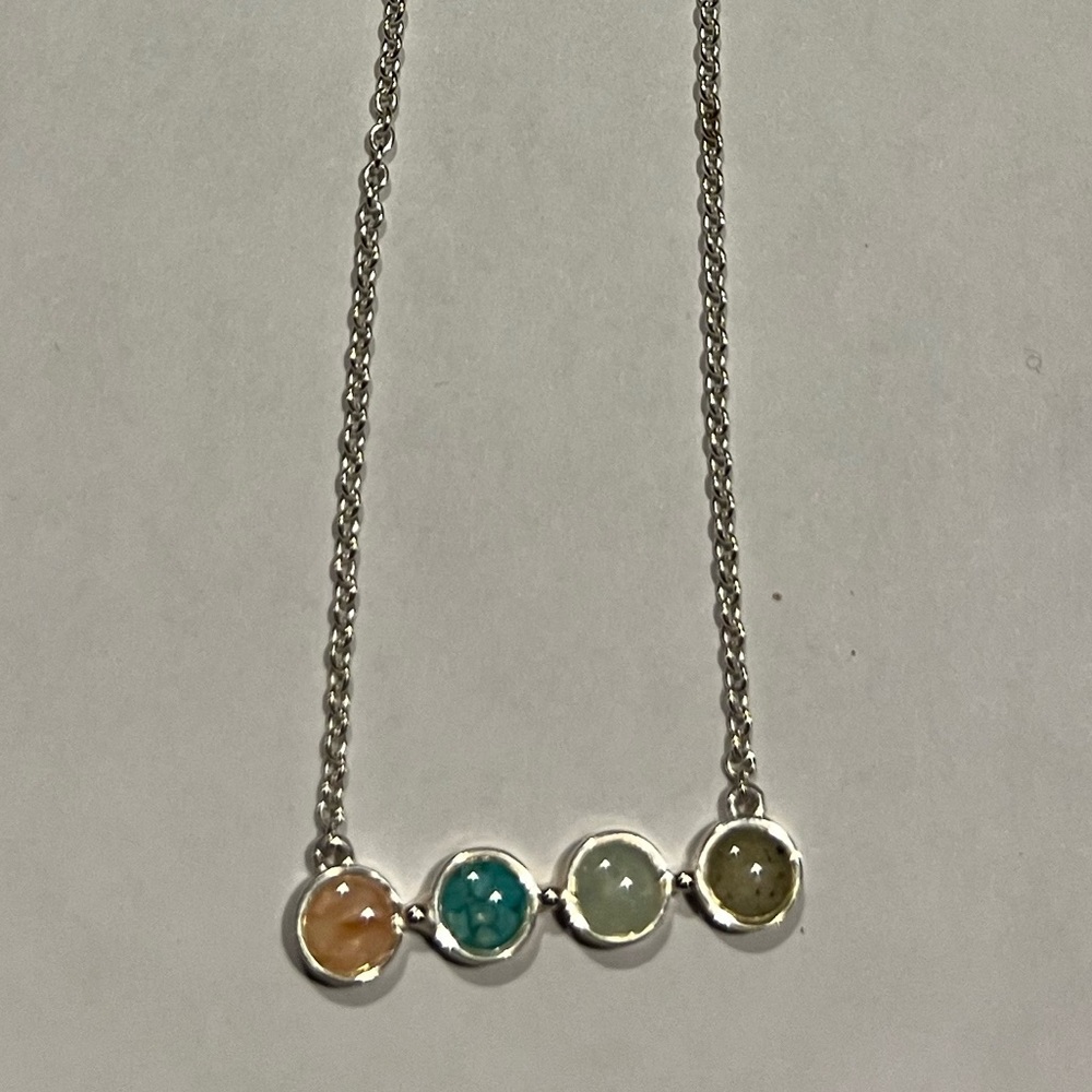 Dune Jewelry Silver “Endless Summer Bar Necklace” 15 inches
